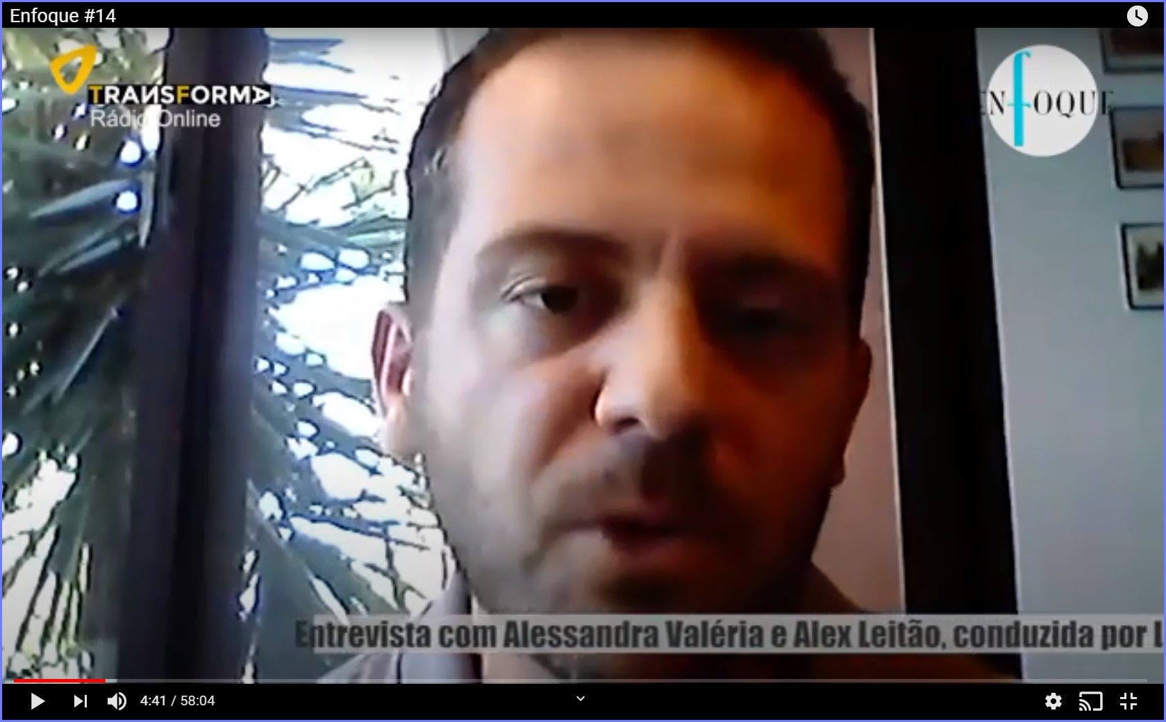Alex Leitão dano entrevista