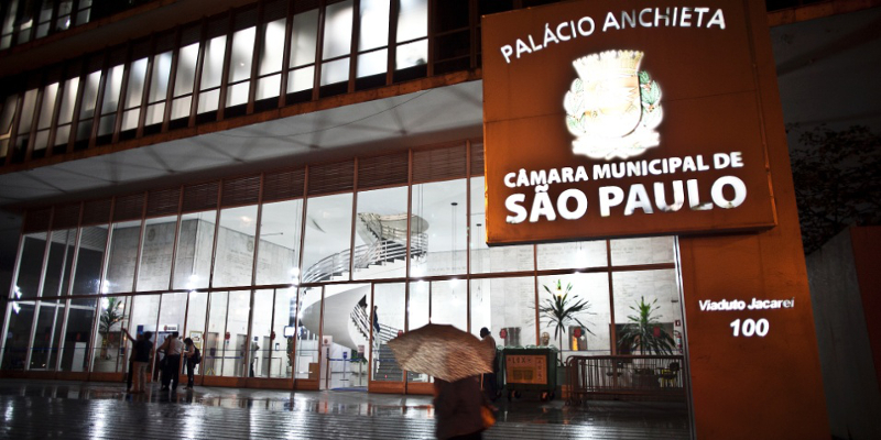 Fachada da Câmara Municipal de São Paulo